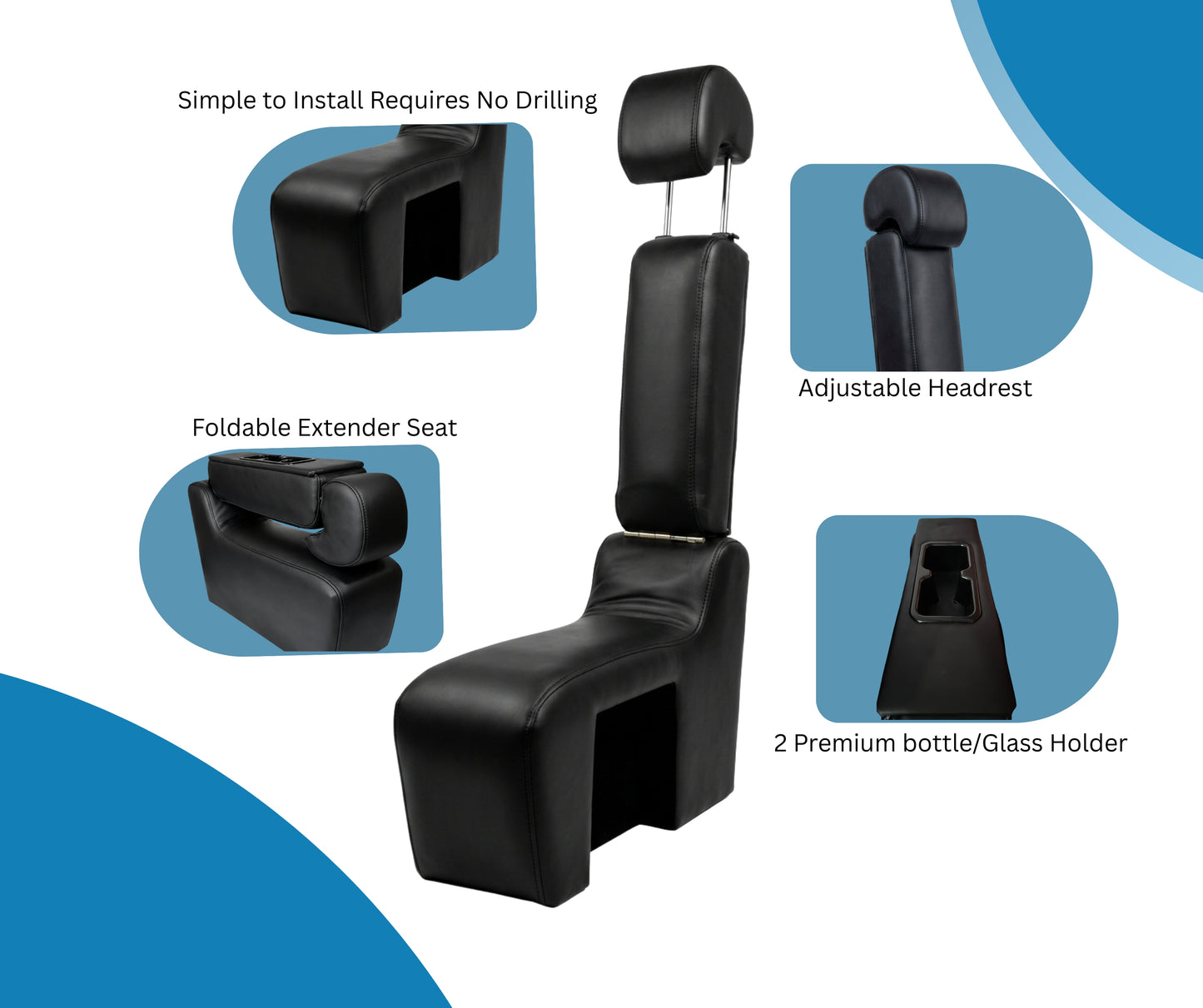 Innova Crysta External Seat with adjustable Headrest