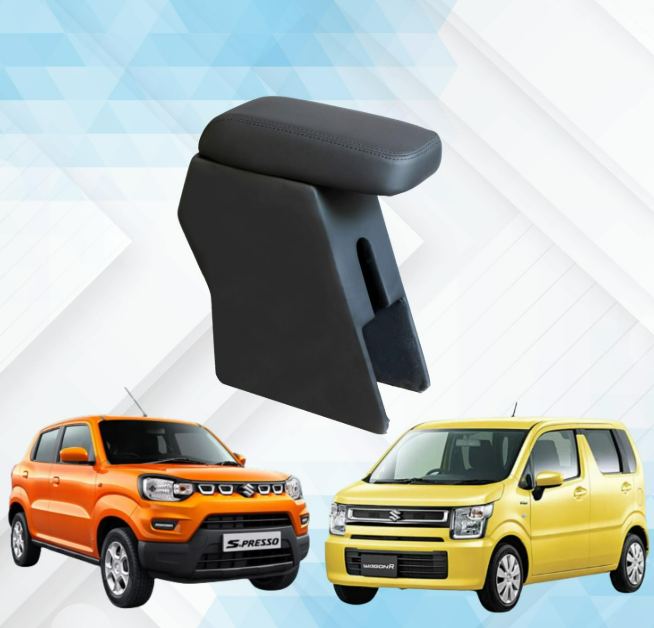 Pabla Armrest with Storage Compartment and Ultimate Comfort For Maruti Wagon-R 2018 to 2026 All Models And Maruti S-Presso 2019 to 2026 All models